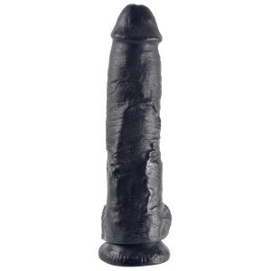 King Cock 10 inch Balls Black