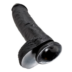 King Cock 10 inch Balls Black