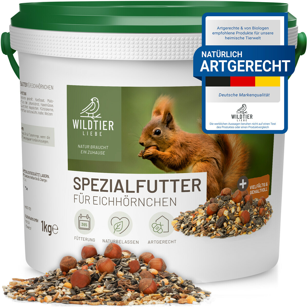 Spezialfutter für Eichhörnchen 1kg –...