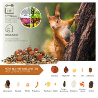 Spezialfutter für Eichhörnchen 2kg - Naturprodukt in Premium-Qualität